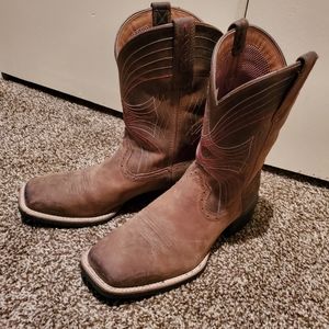 Ariat Men's Sport Wide Square Toe Brown Boots